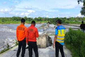 Perbaikan Dam Srandakan Bantul Dimulai, Tetrapod Dipasang untuk Penguatan