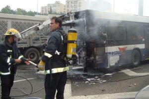Bus PO Haryanto Terbakar di Tol Krapyak Semarang, Hanya Tersisa Kerangka