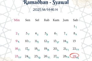Kalender Hijriah 20 Maret 2025 Ketahui Tanggal dan Hukum Zakat Fitrah