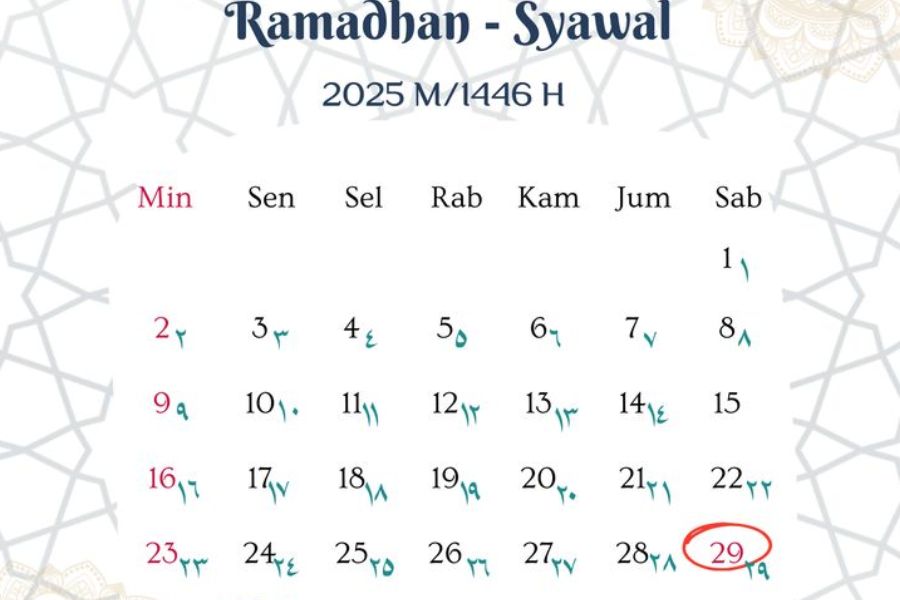 Kalender Hijriah 20 Maret 2025 Ketahui Tanggal dan Hukum Zakat Fitrah