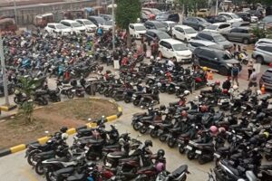 Polres Nganjuk Sediakan Layanan Penitipan Motor Gratis untuk Pemudik Lebaran 2025