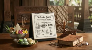 Senin Pon. Cek neptu, watak, rezeki, jodoh menurut Primbon Jawa. (AI/KabarJawa)