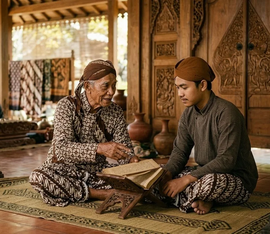 Foto ilustrasi: Mengapa Masyarakat Jawa Memegang Prinsip Urip Iku Urup? Ini Makna dan Filosofinya. (AI/KabarJawa)