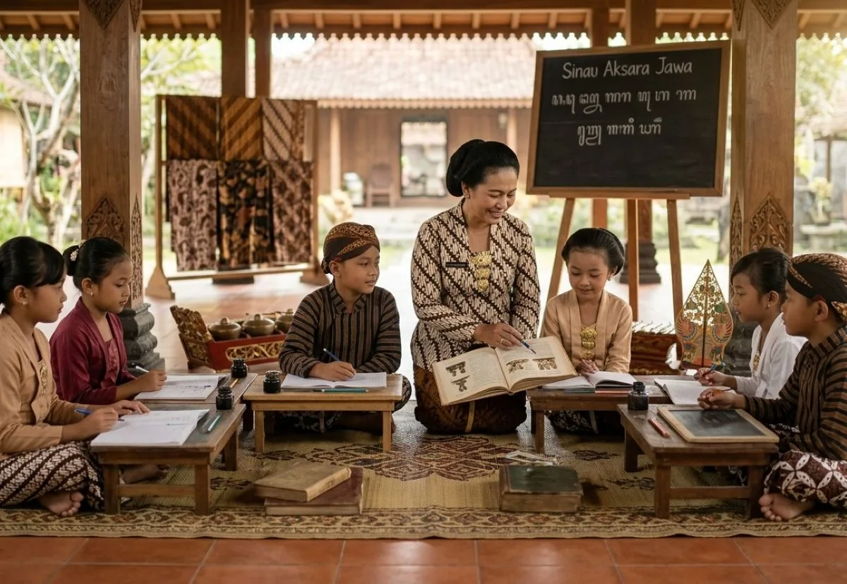 Foto ilustrasi - Arti nuwun sewu dalam bahasa Jawa adalah permisi. Ketahui makna, fungsi, dan waktu tepat mengucapkannya dalam budaya Jawa. (AI/KabarJawa)