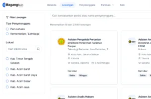 Ketahui fungsi filter jurusan dan domisili di MagangHub serta pengaruhnya terhadap peluang lolos Magang Kemnaker 2026.