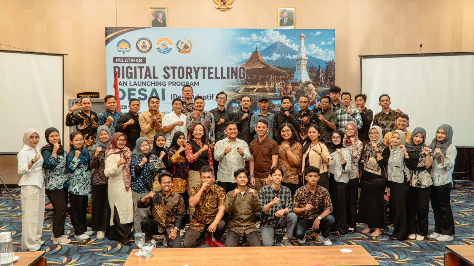 Peluncuran program pelatihan inovatif DESAI (Desa Adaptif AI) dari UAJY dan STP AMPTA.
