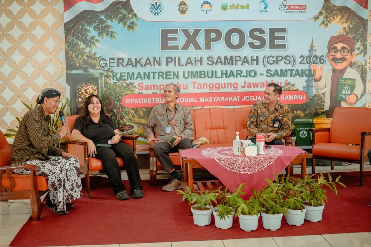 UAJY bersama LSM Shind Jogja, Sarihusada Generasi Mahardika (SGM), Danone Indonesia menggelar kegiatan Expose Gerakan Pilah Sampah (GPS) Sampahku Tanggung Jawabku (Samtaku).