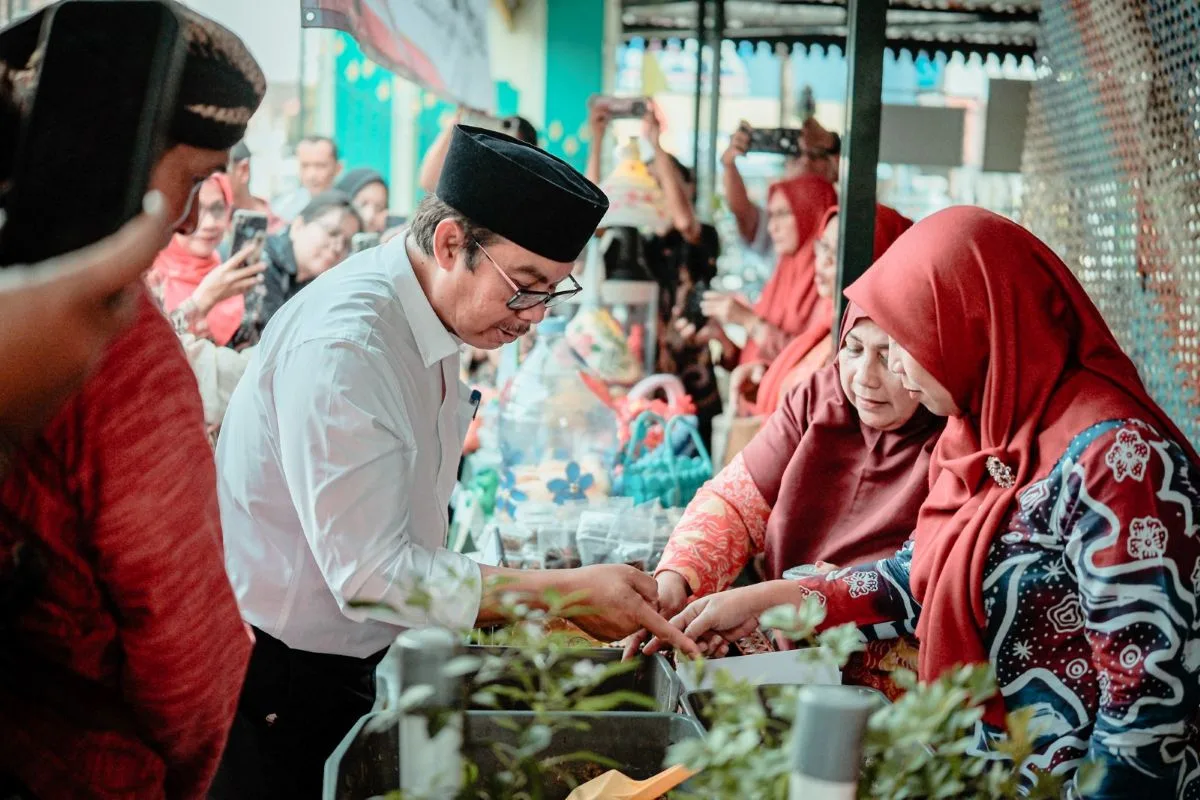 Wali Kota Yogyakarta Hasto Wardoyo di kegiatan Expose Gerakan Pilah Sampah (GPS) Sampahku Tanggung Jawabku (Samtaku).