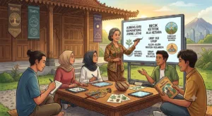 Filosofi Jawa masih relevan untuk anak muda di era digital. (Gemini AI)