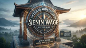 Ketahui Senin 10 Agustus 2026 weton apa, simal penjelasan weton hari ini, watak, neptu, arah rejeki, tibo apa di sini. (Gemini AI)