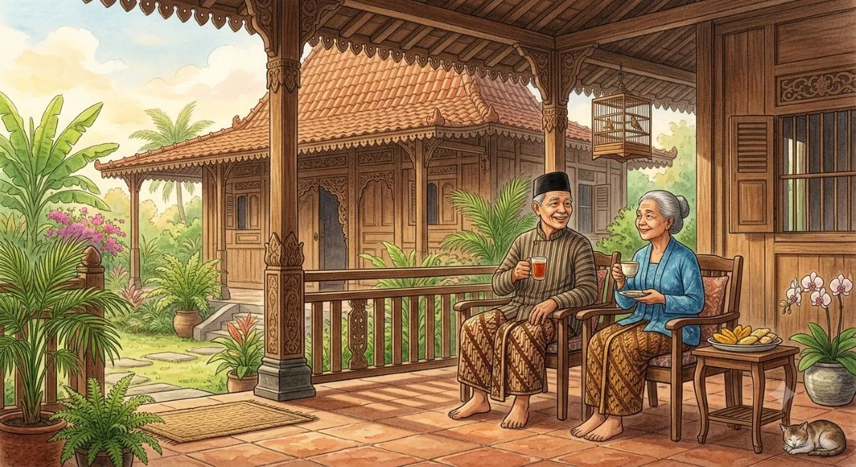 Ilustrasi - Delapan ungkapan Jawa tentang hidup beserta makna filosofisnya, dari urip iku urup hingga tepa selira dan aja dumeh. (KabarJawa)