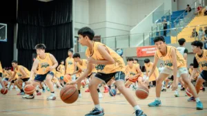 Coaching Clinic Basket UAJY melatih talenta muda DIY mengasah teknik, mental, dan konsistensi bermain basket sejak dini.