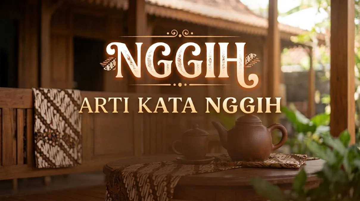 Arti nggih dalam bahasa Jawa bukan sekadar “iya”. Kata ini juga berkaitan dengan kesantunan, unggah-ungguh, dan konteks percakapan. (AI)