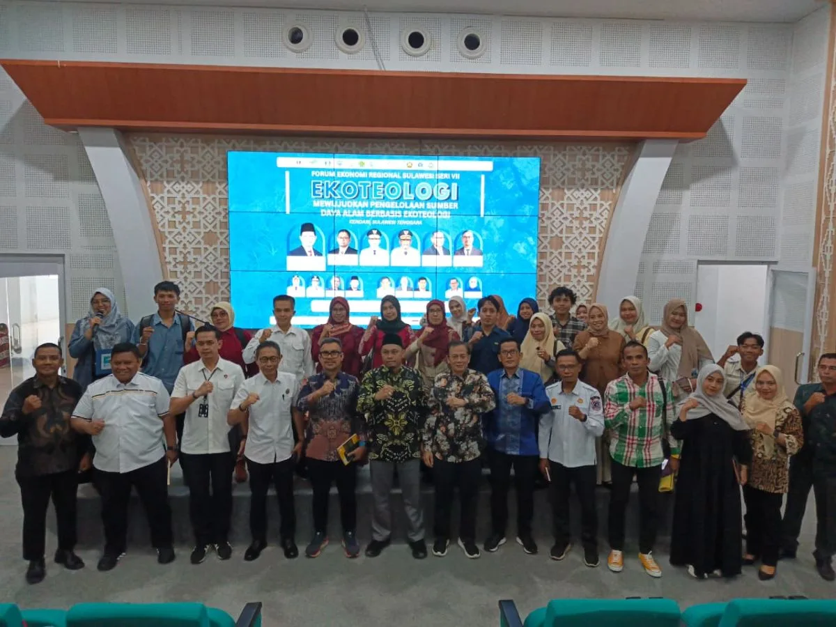 Forum Ekonomi Regional (FER) Sulawesi Kendari 2026 digelar Kabar Grup Indonesia (KGI) bersama Asosiasi Media Siber Indonesia (AMSI) Sulawesi Tenggara di Amphitheater Universitas Islam Negeri (UIN) Kendari, Rabu, 26 Agustus 2026.