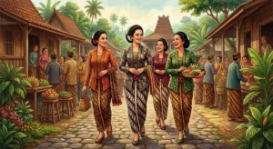 Ilustrasi perempuan Jawa yang mengubah sejarah budaya. (Gemini AI)