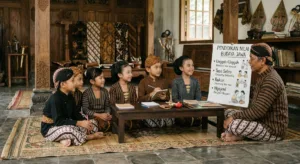 Kenali 10 nilai pendidikan dalam budaya Jawa yang bisa diajarkan kepada anak, lengkap dengan contoh penerapannya sehari-hari. (AI)