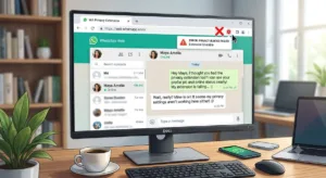 Ilustrasi - Privacy Extension for WhatsApp Web tidak berfungsi? Simak penyebab dan cara mengatasinya agar kembali normal di 2026. (Gemini AI)