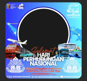 Link Twibbon Hari Perhubungan Nasional 2026 terbaru desain estetik. Unduh gratis dan bagikan ke media sosial untuk merayakannya. (Foto: Twibbonize)