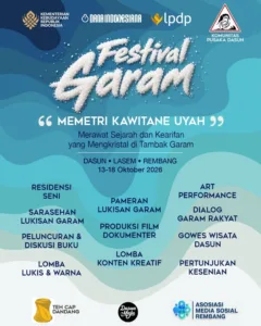 Festival Garam Memetri Kawitane Uyah di Desa Dasun menghadirkan seni, tradisi, pengetahuan lokal, dan isu petani garam.