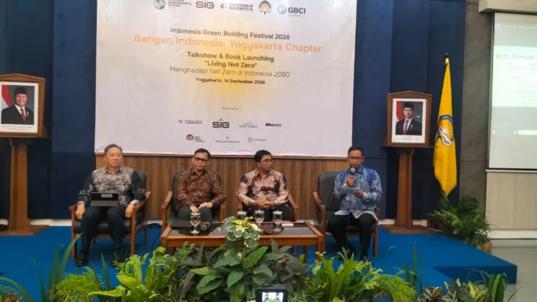 Indonesia Green Building Festival (IGBF) 2026 di Yogyakarta mendorong rumah hijau sebagai langkah menuju target Net Zero Indonesia 2060. (Foto: Bagus Aryo W/Kabarjawa)