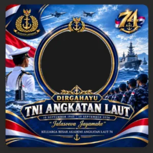 Kumpulan link Twibbon HUT TNI AL ke-81 tahun 2026, sejarah singkat Hari Jadi TNI AL, tema, dan ucapan peringatan 10 September.