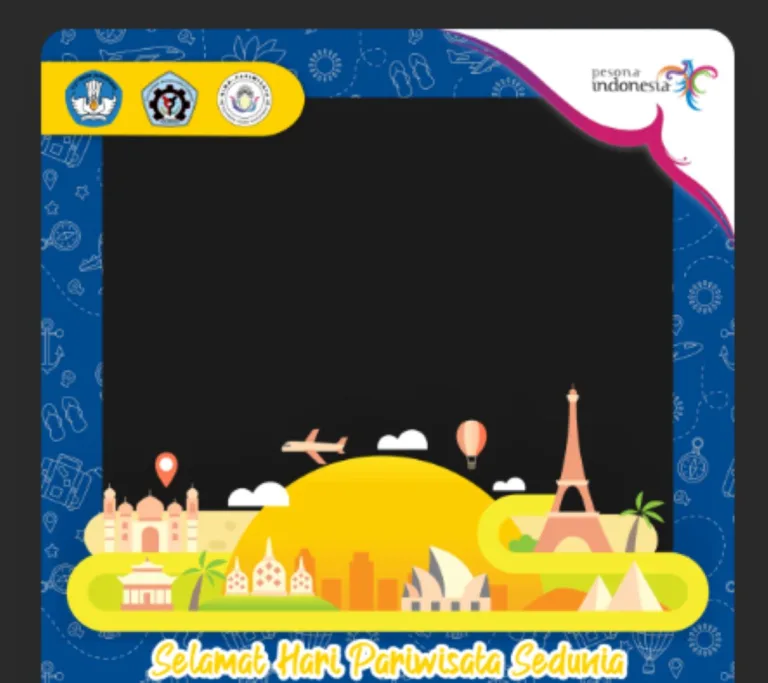 Link Twibbon Hari Pariwisata Sedunia 2026 untuk media sosial. Cek cara membuat dan tema World Tourism Day 27 September 2026. (Twibbonize)