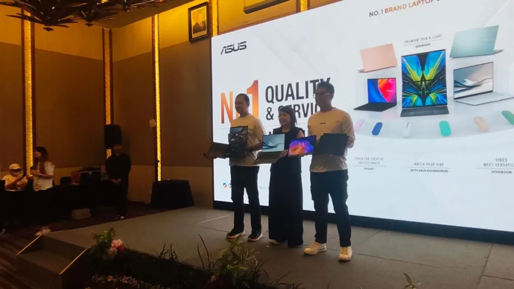 ASUS No.1 Quality & Service 2026 di Yogyakarta memperkuat kualitas laptop, garansi hingga 3 tahun, dan layanan purnajual. (Foto: Tanti/KabarJawa)