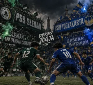 PSIM dan PSS sepakat menjaga Derby Mataram tetap aman. Simak 9 poin komitmen damai jelang Super League 2026/2027. (AI)
