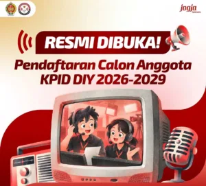 Pendaftaran KPID DIY 2026-2029 dibuka 14 September–14 Oktober. Simak syarat, jadwal seleksi, dokumen, dan estimasi gajinya. (Foto: instagram/humasjogja)