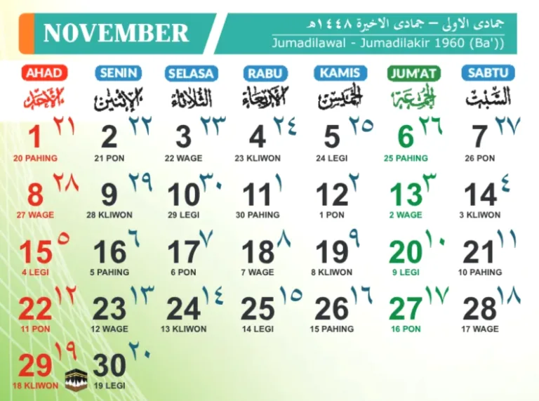 Link Download Kalender Jawa November 2026