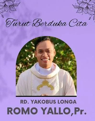 Romo Yallo atau RD Yakobus Longa, imam projo Keuskupan Agung Kupang, meninggal 8 Oktober 2026. Ini profil dan kabar dukanya.